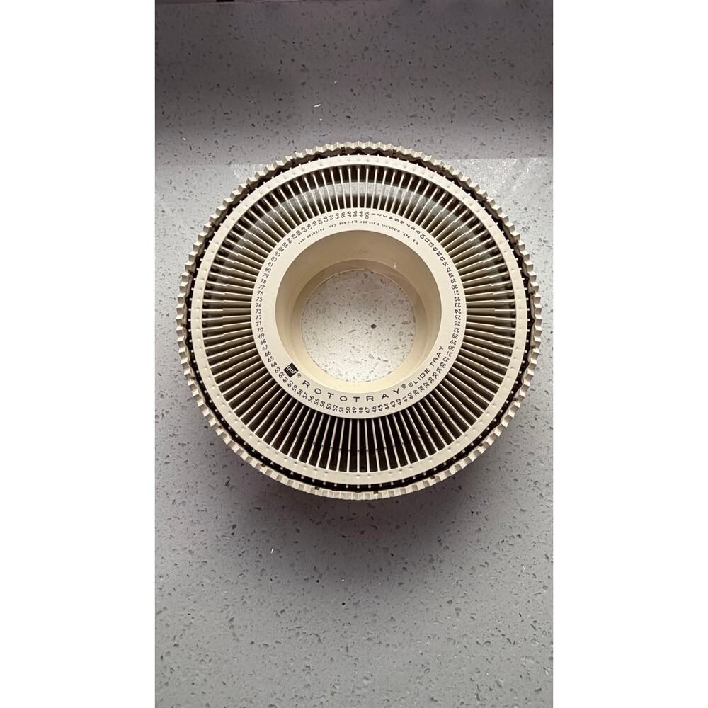 Vintage Sawyers Rototray Slide Tray 100 Slide Tray For 2x2 Slides